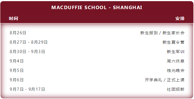上海美達(dá)菲學(xué)校2021年秋季開(kāi)學(xué)時(shí)間及入學(xué)要求