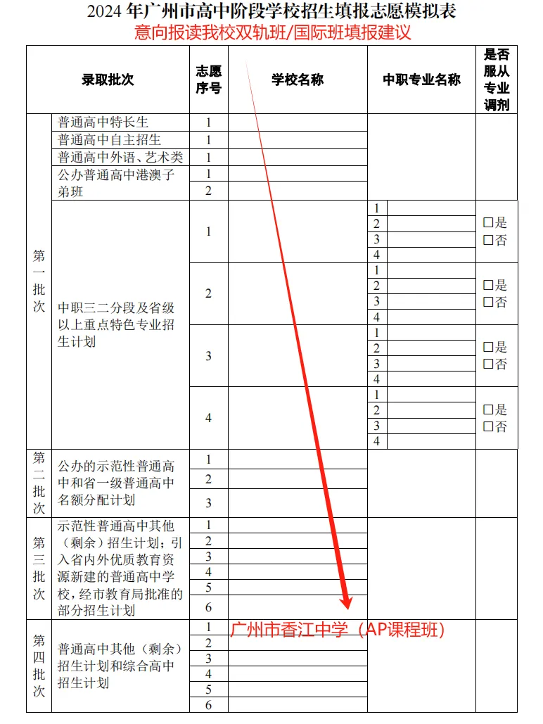 香江國際部填報